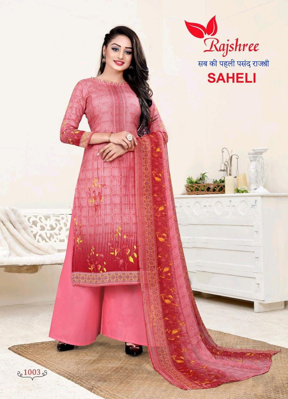 Ssc Saheli 2 Cotton Printed Regular Wear Soft Cotton Dress Material Collection